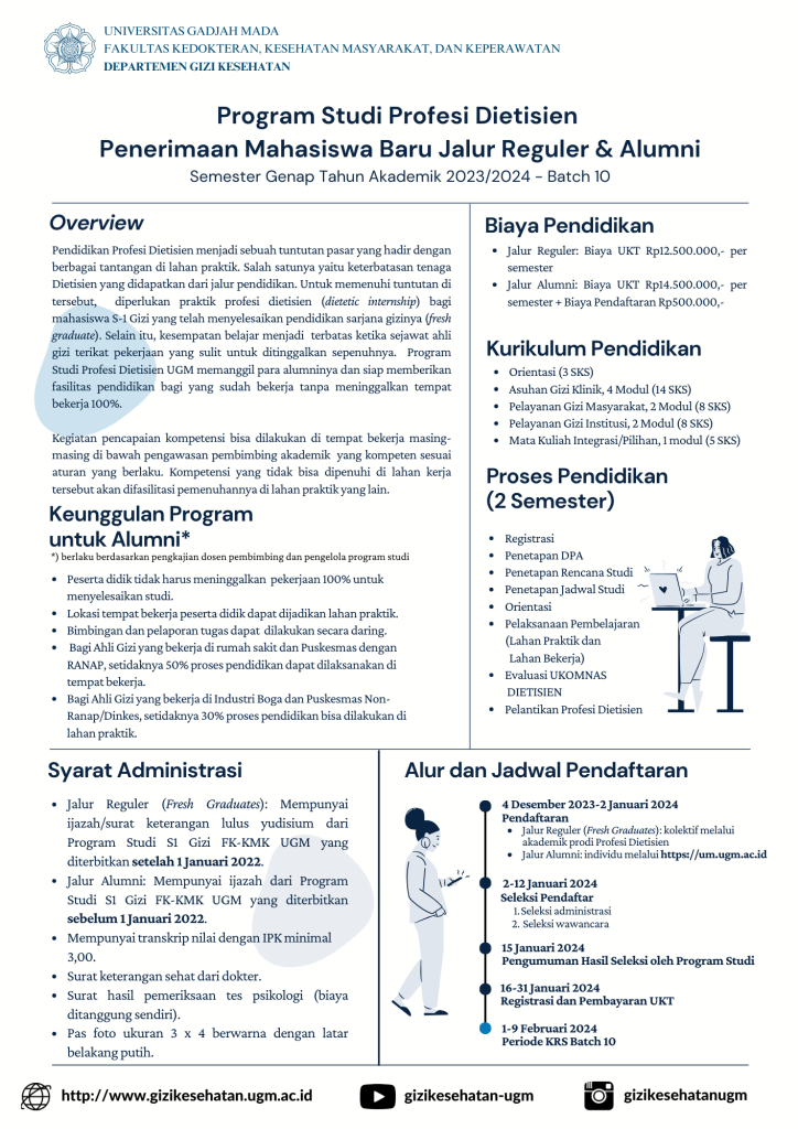 Sosialisasi Penerimaan Mahasiswa Baru Profesi Dietisien – Departemen ...
